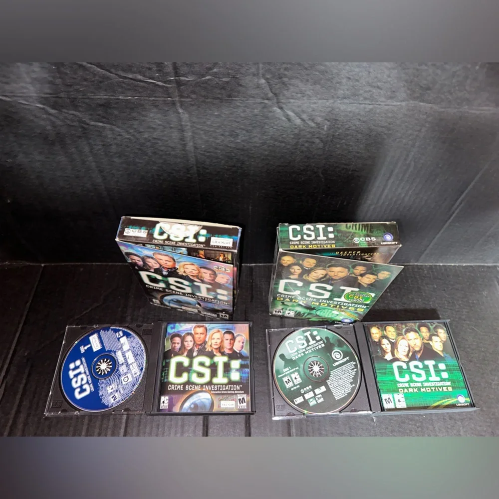 CSI crime scene investigation and CSI crime scene investigation dark PC game